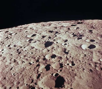 Kraters op de maan