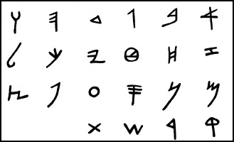 Oud-Hebreeuwse letters