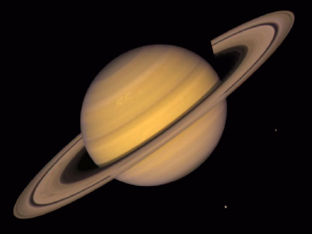 De planeet Saturnus