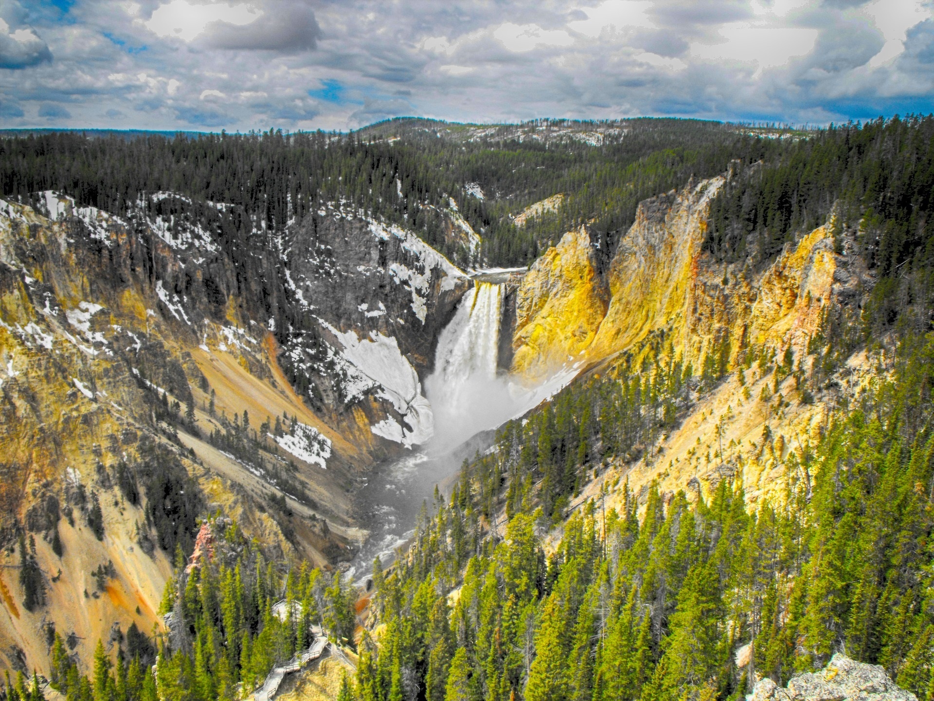 Geiser in Yellowstone, USA